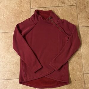 Athleta Cozy Karma Asymmetrical Pullover